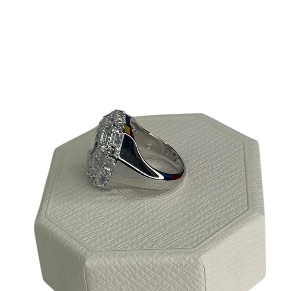 Swarovski Mesmera cocktail ring Octagon cut, White, Rhodium plated 58 / 8 - Picture 7 of 11